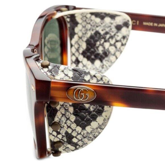 Vintage Gucci Brown Rectangular Sunglasses VERY RARE - Picture 2 of 2